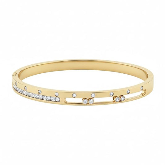 18K Gold Plated Stainless Steel Premium Bracelet for Women - KJKBL019