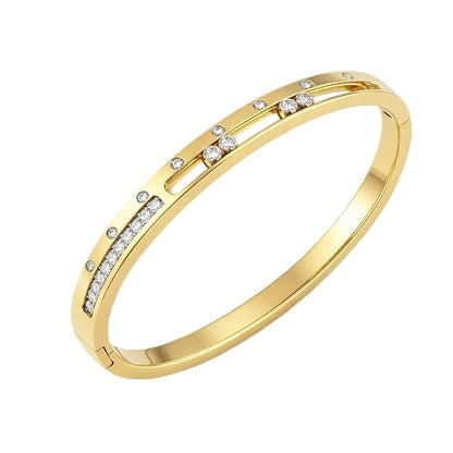 18K Gold Plated Stainless Steel Premium Bracelet for Women - KJKBL019
