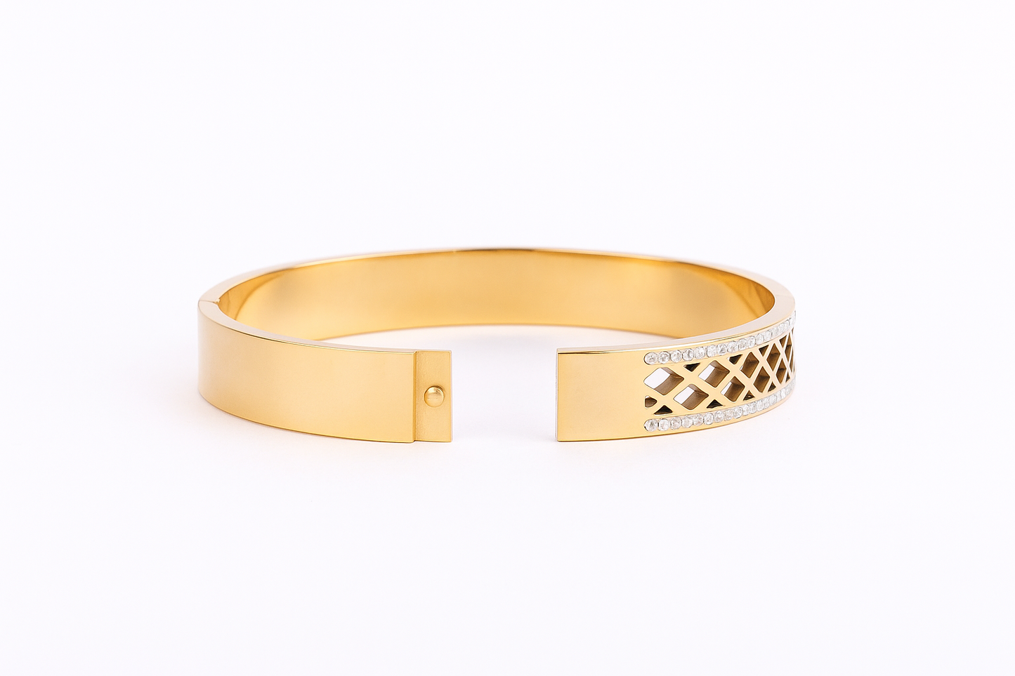 18K Gold Plated Stainless Steel Premium Bracelet for Women - KJKBL011