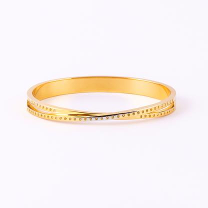 18K Gold Plated Stainless Steel Premium Bracelet for Women - KJKBL010