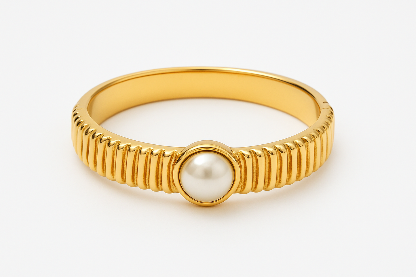 18K Gold Plated Stainless Steel Premium Bracelet for Women - KJKBL007