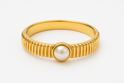 18K Gold Plated Stainless Steel Premium Bracelet for Women - KJKBL007