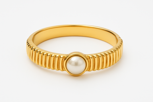 18K Gold Plated Stainless Steel Premium Bracelet for Women - KJKBL007