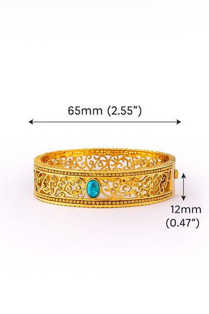 18K Gold Plated Stainless Steel Premium Bracelet for Women - KJKBL012