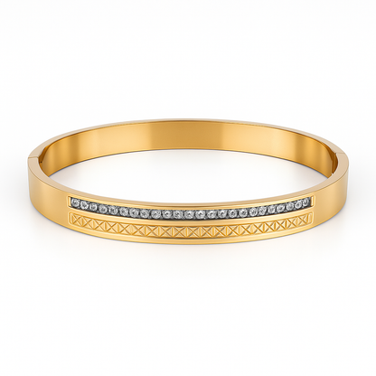 18K Gold Plated Stainless Steel Premium Bracelet for Women - KJKBL001