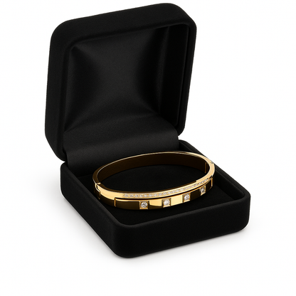 18K Gold Plated Stainless Steel Premium Bracelet for Women - KJKBL002