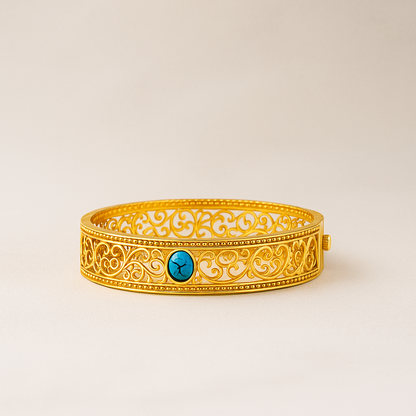 18K Gold Plated Stainless Steel Premium Bracelet for Women - KJKBL012