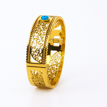18K Gold Plated Stainless Steel Premium Bracelet for Women - KJKBL012