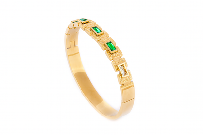 18K Gold Plated Stainless Steel Premium Bracelet for Women - KJKBL006
