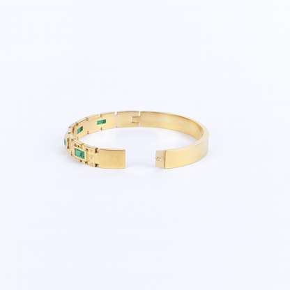 18K Gold Plated Stainless Steel Premium Bracelet for Women - KJKBL006
