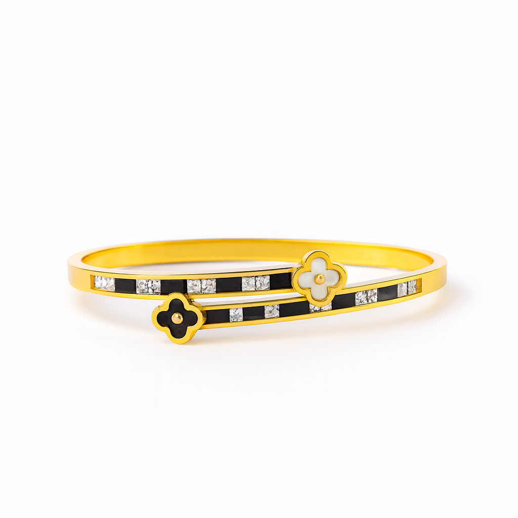 18K Gold Plated Stainless Steel Premium Bracelet for Women - KJKBL005