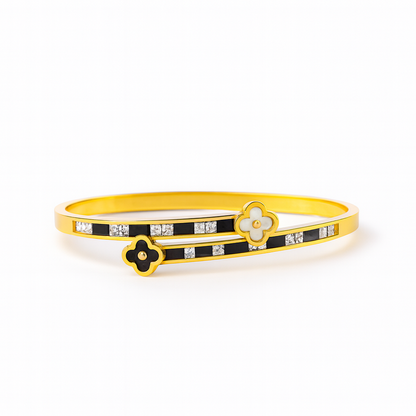 18K Gold Plated Stainless Steel Premium Bracelet for Women - KJKBL005