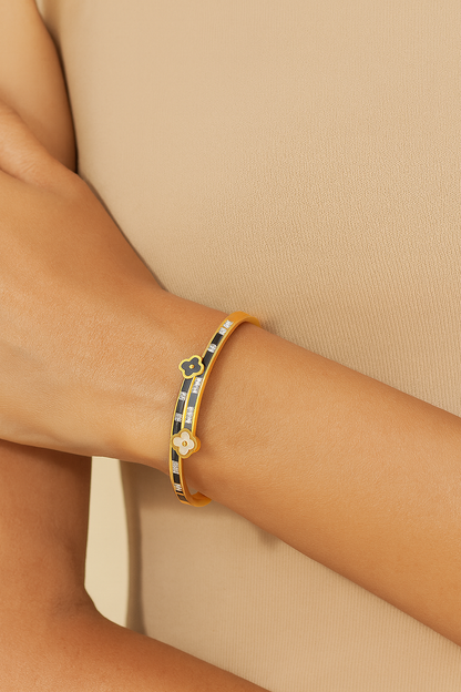 18K Gold Plated Stainless Steel Premium Bracelet for Women - KJKBL005