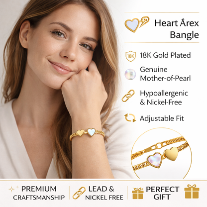 18K Gold Plated Stainless Steel Premium Bracelet for Women - KJKBL020