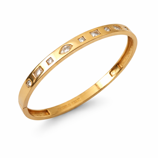 18K Gold Plated Stainless Steel Premium Bracelet for Women - KJKBL022
