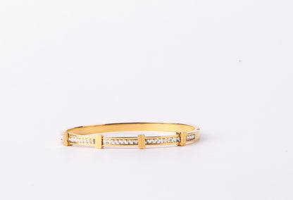 18K Gold Plated Stainless Steel Premium Bracelet for Women - KJKBL004
