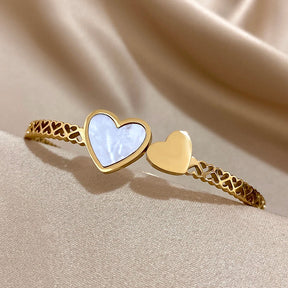 18K Gold Plated Stainless Steel Premium Bracelet for Women - KJKBL020