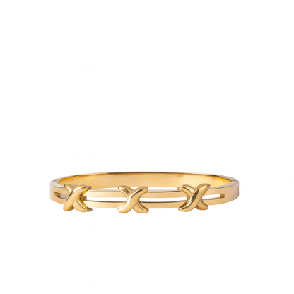 18K Gold Plated Stainless Steel Premium Bracelet for Women - KJKBL013