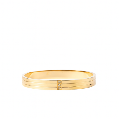 18K Gold Plated Stainless Steel Premium Bracelet for Women - KJKBL008