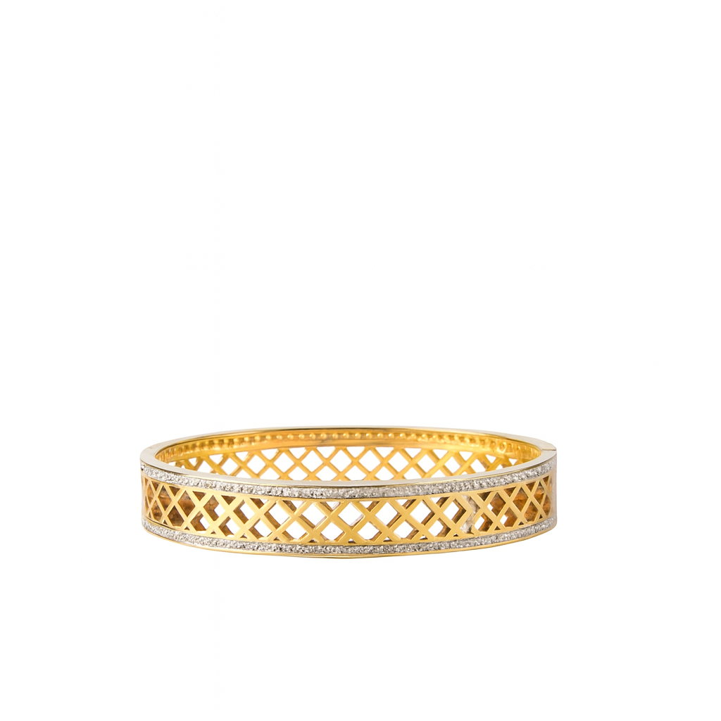 18K Gold Plated Stainless Steel Premium Bracelet for Women - KJKBL011