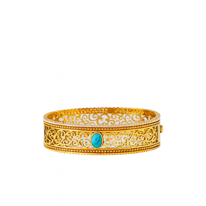 18K Gold Plated Stainless Steel Premium Bracelet for Women - KJKBL012