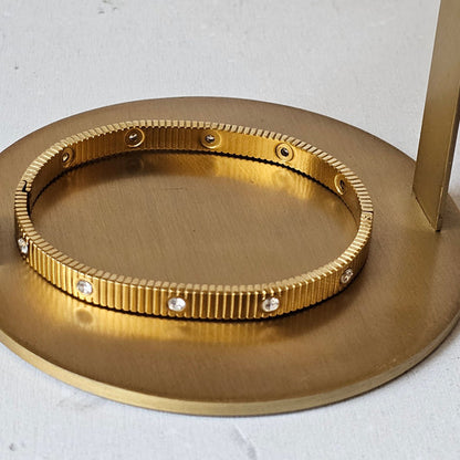 18K Gold Plated Stainless Steel Premium Bracelet for Women - KJKBL018